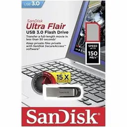 USB флеш накопичувач SanDisk 256GB Ultra Flair USB 3.0 (SDCZ73-256G-G46) - мініатюра 5