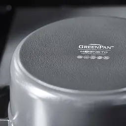 Каструля з кришкою GreenPan Featherweights, 22 см, 3,3 л з керамічним покриттям, чорний (CC005056-001) - мініатюра 3