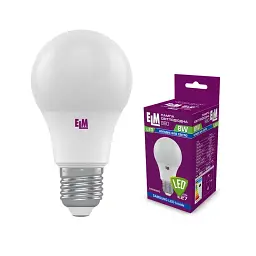 Лампочка ELM B60 8W PA10S E27 4000K (18-0186)