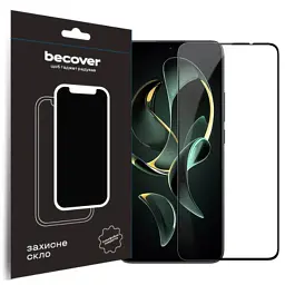 Стекло защитное BeCover Xiaomi 13T/13T Pro Black (710171)