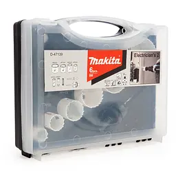 Набір свердл корончастих біметалевих для електрика Makita D-47139