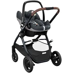 Коляска Maxi-Cosi Adorra 2 Essential Graphite, універсальна 3 в 1, темно-сіра (1932750300) - мініатюра 7