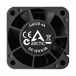 Вентилятор 40 мм, S4028-6K, Black, 40х40х28 мм Arctic teh0028703 - мініатюра 2