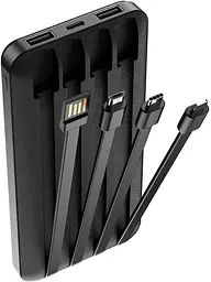 Портативна батарея Forever Power bank TB-411 ALLin1 10000mAh Black - мініатюра 3