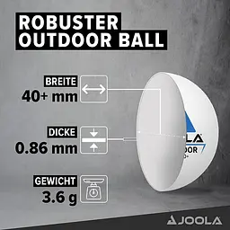 Набір для настільного тенісу Joola Duo Pro 2 Bats 3 Balls (54821) - мініатюра 3