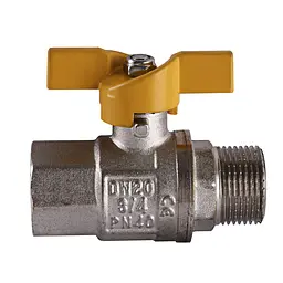 Кран кульовий прямий Selba 3/4″ ЗВ ЖБ SL1508 - мініатюра 2