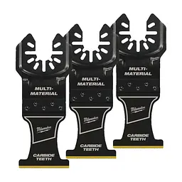 Полотно для мультітула Bi-Metal Carbide OPEN-LOK MILWAUKEE, 35х38мм, (3шт), (мультіматеріал)