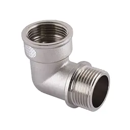 Кутник Solomon 1/2″ нікель ЗВ 8200L 000010531 - мініатюра 2
