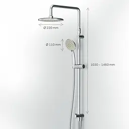Душова система без змішувача AM.PM Gem ShowerSpot F0790000 - мініатюра 10