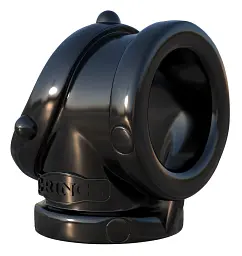 Ерекційне кільце Pipedream Fantasy C-Ringz Rock Hard Cock Pipe, 7 см (чорний)