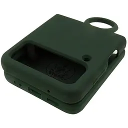 Чохол Foldables Silicone Cover Lakshmi (AAA) для Samsung Galaxy Z Flip4 Зелений / Cyprus Green - мініатюра 4