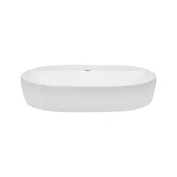 Умивальник Qtap Scorpio накладний овальний 610x400x120 мм White + донний клапан PU02, Білий - мініатюра 3