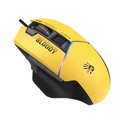 Мишка A4Tech Bloody W95 Ultra USB Yellow/Black (4711421002318) - мініатюра 2
