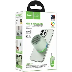 Bluetooth колонка Hoco HC49 Shine Green - мініатюра 3