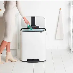 Бак для сміття Brabantia Bo з педаллю 60 л білий (211300) - мініатюра 7
