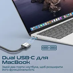 USB-Хаб Promate USB Хаб на 13 портів (versahub-mst.grey) - мініатюра 4
