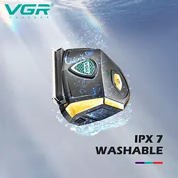 Машинка для стрижки водонепроникна VGR V-910 700 mAh (9 насадок) - мініатюра 5