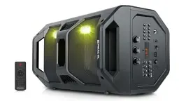 Колонка портативна 2.0 REAL-EL X-757 Black, 2 x 25 Вт, пластиковий корпус, Bluetooth, MicroSD / USB, FM-приймач, живлення від акумулятора, 8000мА * год, керування збоку - мініатюра 8