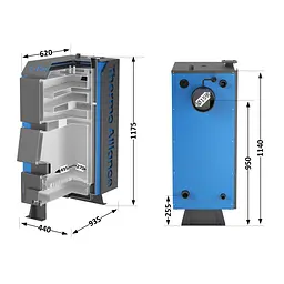 Котел твердопаливний сталевий Thermo Alliance Ferrum V 4.0 FSF 16 - мініатюра 2
