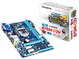 Материнська плата Gigabyte GA-B75M-D2V LGA 1155 (GA-B75M-D2V) Б/В