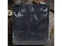 Чоловіча сумка з натуральної шкіри Italico 6048G-20 nero чорна 20×24×4 см TONY PEROTTI sum0029100 - мініатюра 5