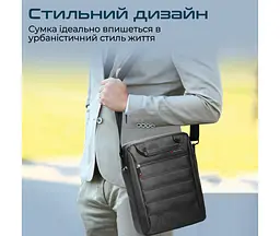 Сумка для ноутбука Promate Rebel-MB 13.3" Black (rebel-mb.black) - мініатюра 6