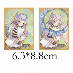 Голографічна наклейка Проводжальниця Фрірен Sousou no Frieren 6.3x88