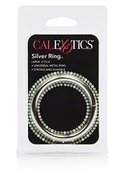 Ерекційне кільце CalExotics Silver Ring Large 5 см сріблястий - мініатюра 4