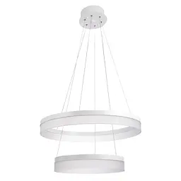 Світильник стельовий Brille підвісний світлодіодний BR-962S/36W + 24W WH led