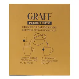Чай чорний байховий Graff Winter story з корицею та яблуком у пакетиках 36 г (20 шт. х 1.8 г) - мініатюра 6