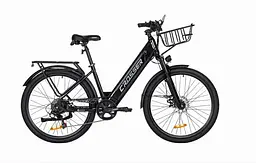 Електровелосипед Crosser E-City 26 (500W/ 36V/ 10.4Ah) Чорний