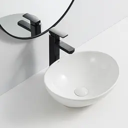 Умивальник накладний Mixxus Premium Ellipse-0107 345x265x120 мм MP6525, Білий - мініатюра 5