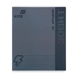 Зошит Kite One Color, 12 аркушів, клітинка (K26-232), в асортименті - мініатюра 9