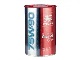 Масло для трансмісій WOLVER 75W-90 1л MULTIPURPOSE GEAR OIL GL-4 SAE жесть