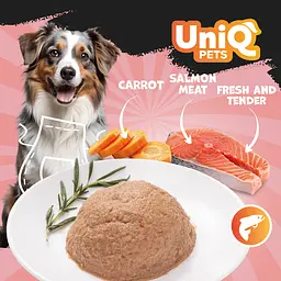 Консерви для собак UNIQ PETS DOG WET FOOD ROYAL SALMON з лососем, 375 г - мініатюра 4