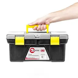 Ящик для інструментів INTERTOOL BX-0316 16.5" з органайзером та лотком 412×214×188 мм
