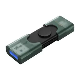 Флеш накопичувач USB 128Gb DataTraveler Duo, Green/Black Kingston teh0024650