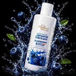 Лубрикант та масажний гель MyLove Aroma Series Intim&Massage Blueberry 300 мл - мініатюра 2