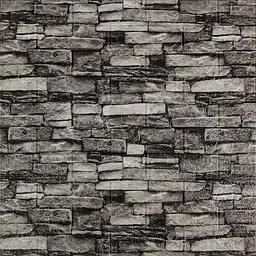 3D панель Sticker Wall що самоклеїться 700x770x3мм Графітовий 59-3 SW-00001481