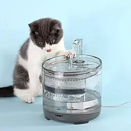 Фонтан для кота NPET WF050 1,5 л з фільтром, Прозорий - мініатюра 3