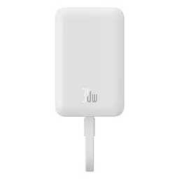 Зовнішній акумулятор Baseus Magnetic Mini Wireless Fast Charge Power Bank Type-C Edition 10000mAh 30W Stellar White (P1002210B223-00) - мініатюра 5
