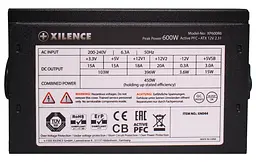 Блок живлення 600W Xilence XP600R6 Performance C, 120mm, ~85%, Retail Box - мініатюра 8