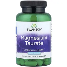 Мінеральна добавка Swanson Magnesium Taurate 100 мг 120 таблеток