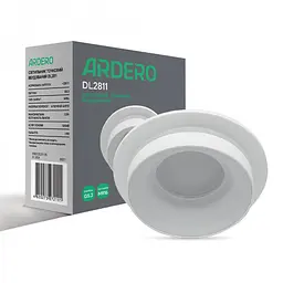 Вбудований світильник Ardero DL2811 під лампу білий