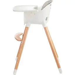 Стільчик для годування Kinderkraft Sienna Gray KKKSIENGRY0000 (00-00303941) - мініатюра 2