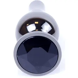 Анальна пробка Boss Of Toys Boss Series - Jewellery Dark Silver Butt Plug Black, BS6400056, Срібний / Чорний - мініатюра 2