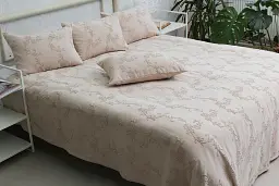 Покривало Tag Tekstil Gloria beige 160x240 см - мініатюра 3