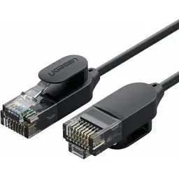 Патч-корд 3м, UTP cat 6 RJ-45 COPPER black Ugreen (U_70653)