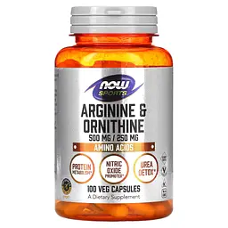 Комплекс Амінокислот Аргініну та Орнітину Arginine/Ornithine - 100 вег.капсул