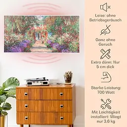 Інфрачервоний обігрівач Klarstein Wonderwall air art розумний до 14 м² (10035134) - мініатюра 4